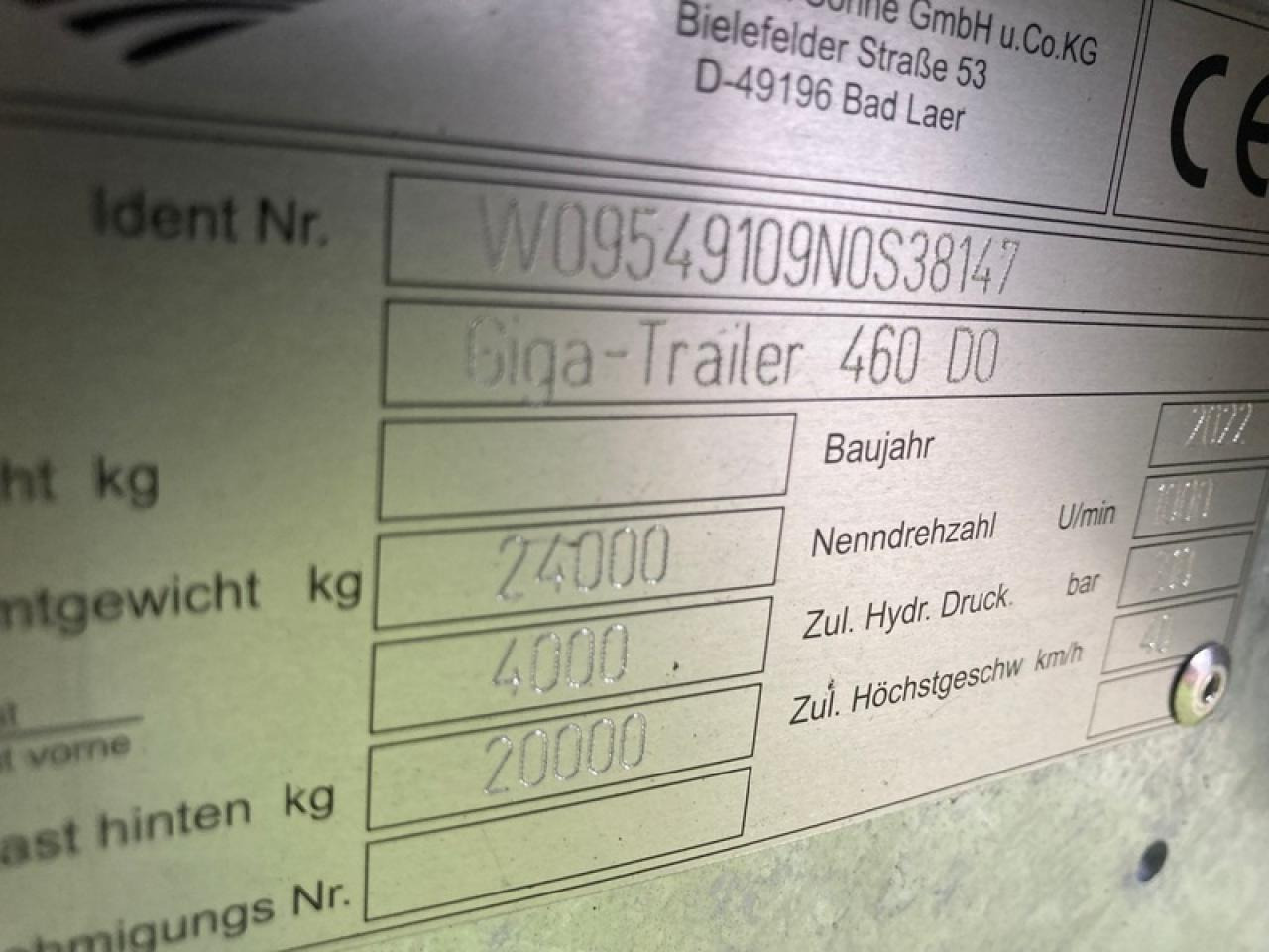 Strautmann GIGA 4602 DO - Сельскохозяйственный прицеп-самосвал: фото 5 Strautmann GIGA 4602 DO - Сельскохозяйственный прицеп-самосвал: фото 5