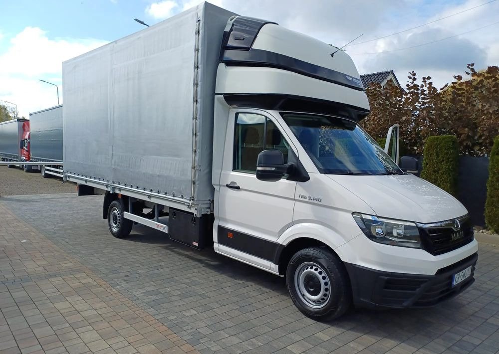MAN TGE 10 PALET zaw.poduszki 2021r EURO 6 - Тентованный фургон: фото 1 MAN TGE 10 PALET zaw.poduszki 2021r EURO 6 - Тентованный фургон: фото 1