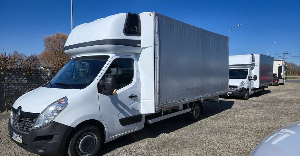 Renault Master 2x +zabudowa 12 palet-reg wysokości Spanie XXL - Тентованный фургон: фото 1 Renault Master 2x +zabudowa 12 palet-reg wysokości Spanie XXL - Тентованный фургон: фото 1
