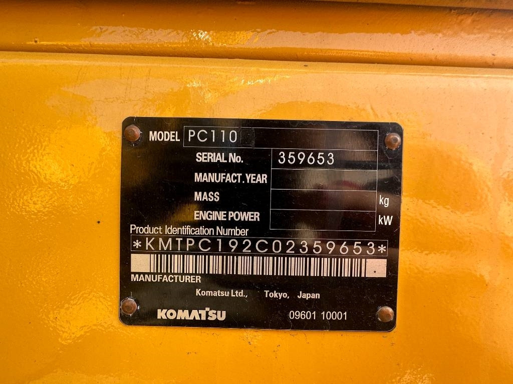 Komatsu PC 110 - Мини-экскаватор: фото 3 Komatsu PC 110 - Мини-экскаватор: фото 3