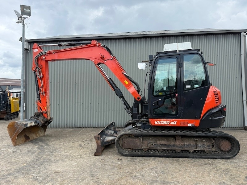 Kubota KX 080-4 - Мини-экскаватор: фото 1 Kubota KX 080-4 - Мини-экскаватор: фото 1