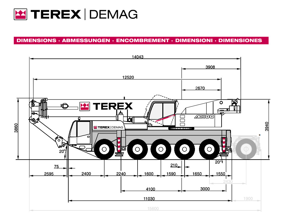 Мобильный кран TEREX DEMAG AC100: фото 17