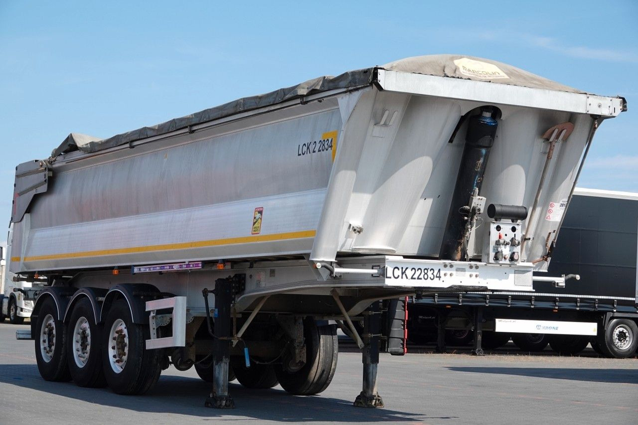 Benalu WYWROTKA 27 m3 / ALUMINIOWA / HYDRAULICZNA KLAPA - Самосвальный полуприцеп: фото 1 Benalu WYWROTKA 27 m3 / ALUMINIOWA / HYDRAULICZNA KLAPA - Самосвальный полуприцеп: фото 1