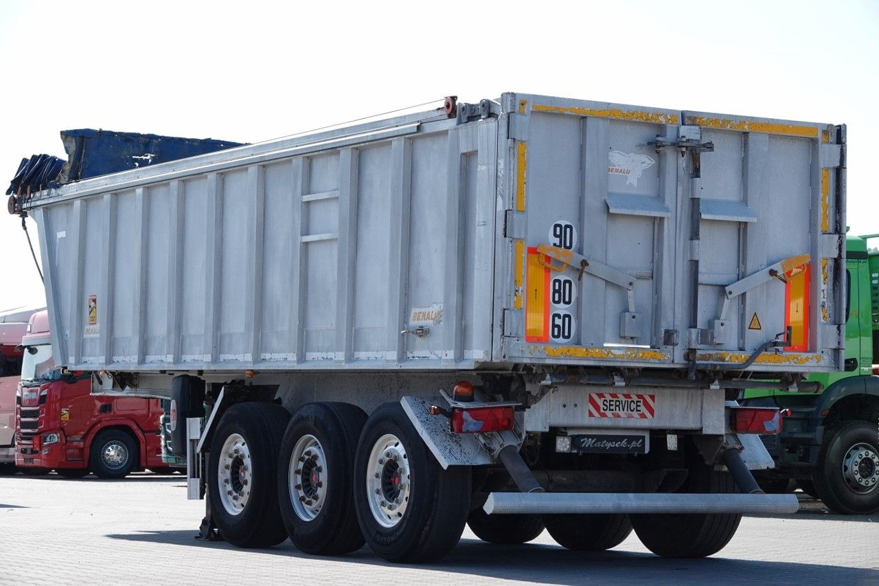 Benalu WYWROTKA / 28 m3 / ALUMINIOWA / OŚ PODNOSZONA / - Самосвальный полуприцеп: фото 3 Benalu WYWROTKA / 28 m3 / ALUMINIOWA / OŚ PODNOSZONA / - Самосвальный полуприцеп: фото 3