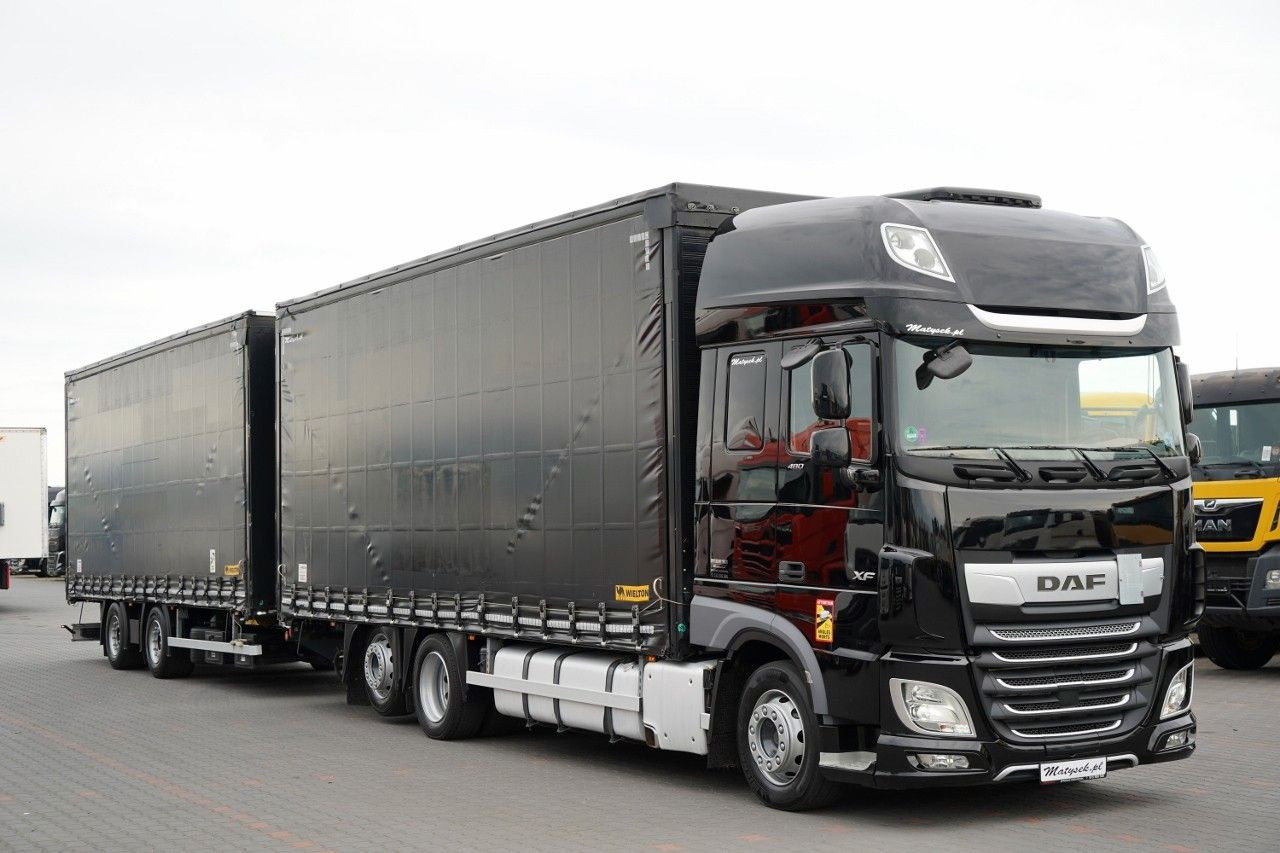 DAF XF 480 / ZESTAW TANDEM / 120 M3 / PRZEJAZDOWY / - Тентованный грузовик: фото 1 DAF XF 480 / ZESTAW TANDEM / 120 M3 / PRZEJAZDOWY / - Тентованный грузовик: фото 1