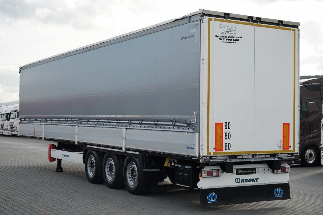 Тентованный полуприцеп Krone FIRANKA / BURTOWA / OŚ PODNOSZONA / SAF / STANDA: фото 6