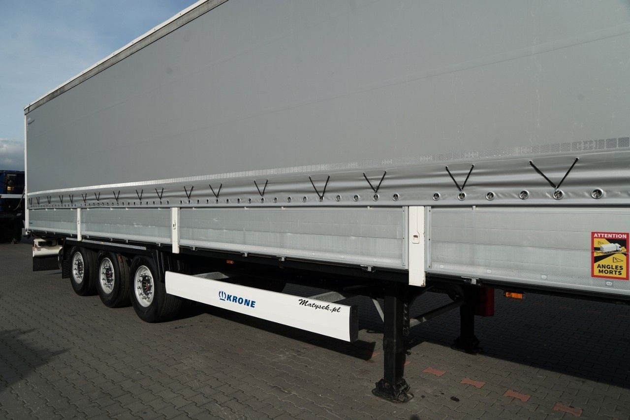 Тентованный полуприцеп Krone FIRANKA / BURTOWA / OŚ PODNOSZONA / SAF / STANDA: фото 9