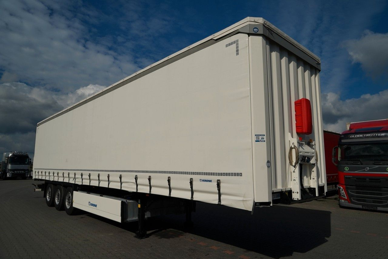 Krone FIRANKA / KOSZ NA PALETY / 2 OSIE PODNOSZONE / 2 - Тентованный полуприцеп: фото 2 Krone FIRANKA / KOSZ NA PALETY / 2 OSIE PODNOSZONE / 2 - Тентованный полуприцеп: фото 2