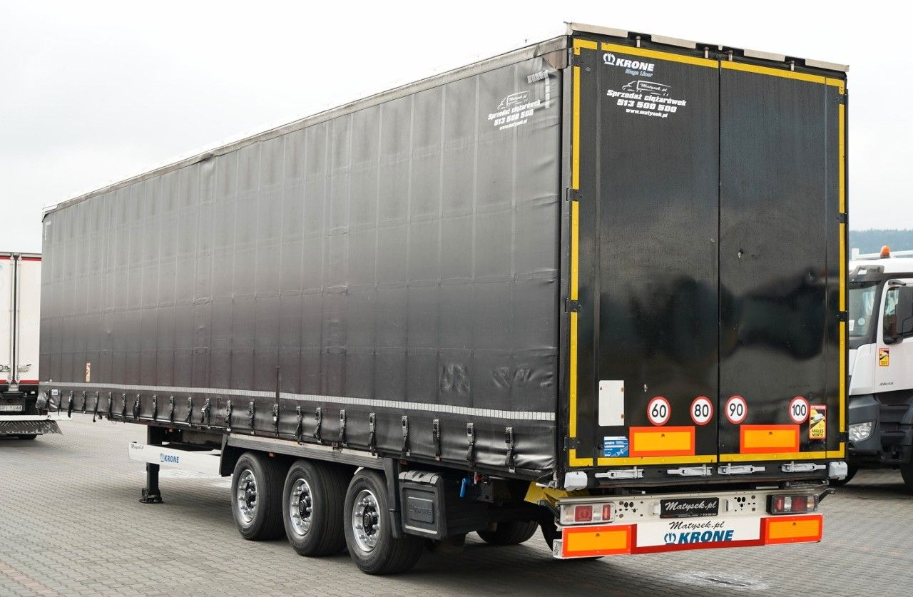 Krone FIRANKA / MEGA / DACH PODNOSZONY / LOW DECK / 2 - Тентованный полуприцеп: фото 4 Krone FIRANKA / MEGA / DACH PODNOSZONY / LOW DECK / 2 - Тентованный полуприцеп: фото 4