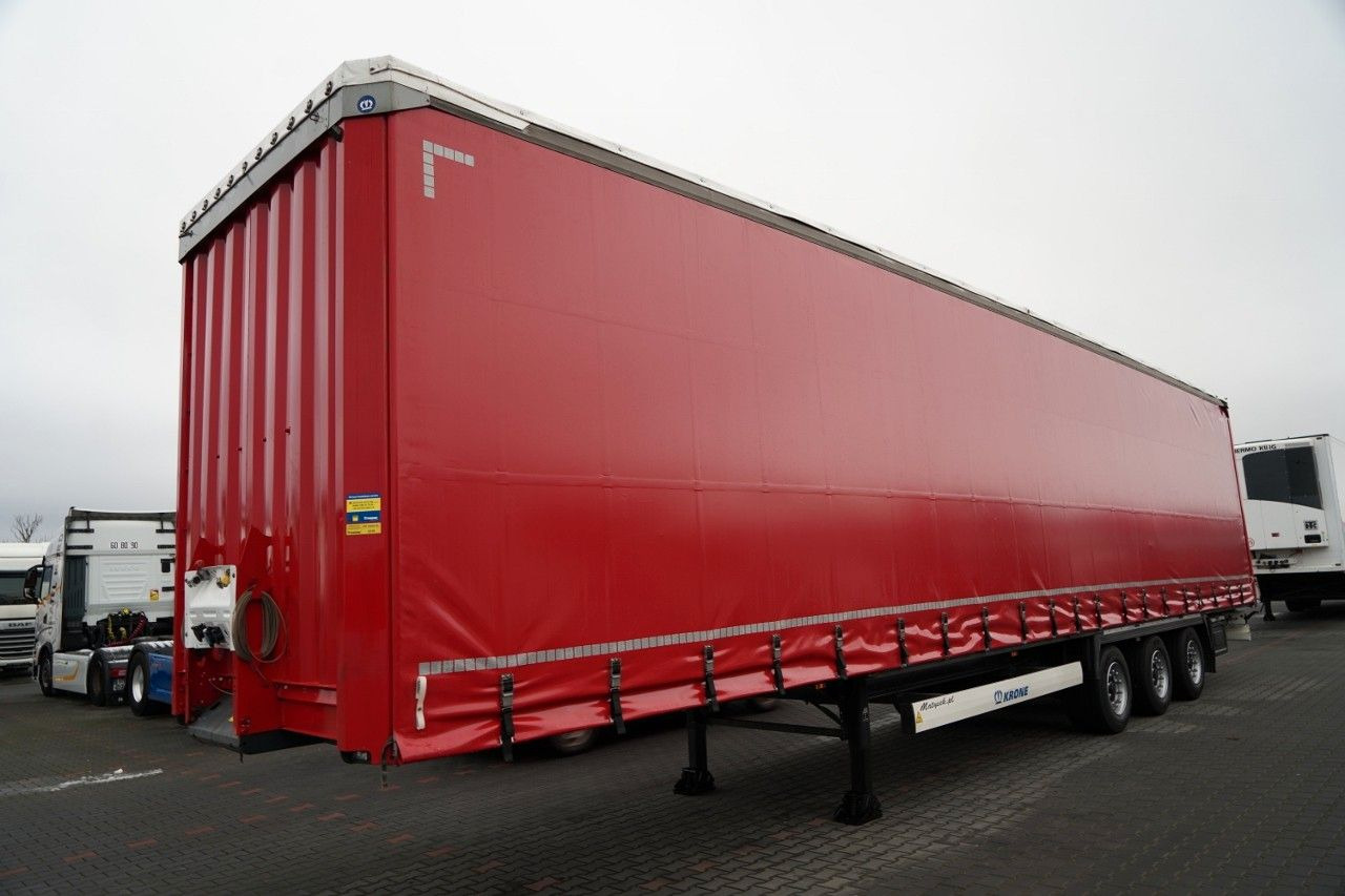 Krone FIRANKA / MEGA / OŚ PODNOSZONA / LOW DECK / - Тентованный полуприцеп: фото 2 Krone FIRANKA / MEGA / OŚ PODNOSZONA / LOW DECK / - Тентованный полуприцеп: фото 2