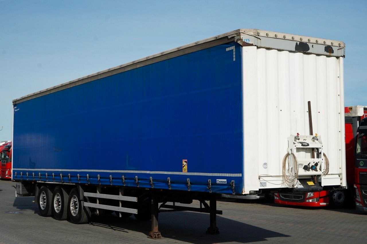 Krone FIRANKA / MULDA 9M / OŚ PODNOSZONA / SAF / COLIM - Тентованный полуприцеп: фото 1 Krone FIRANKA / MULDA 9M / OŚ PODNOSZONA / SAF / COLIM - Тентованный полуприцеп: фото 1