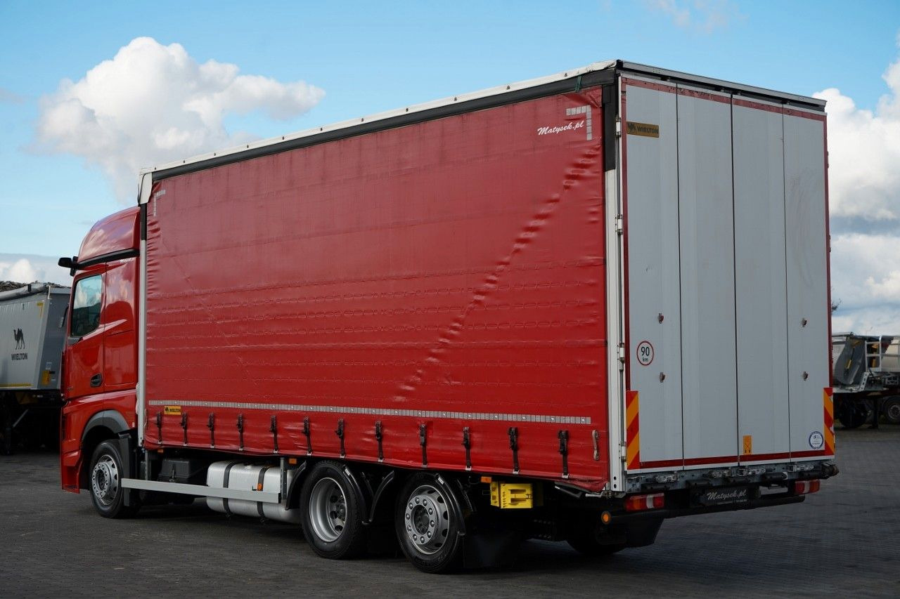 Mercedes-Benz ACTROS 2545 / SOLÓWKA / 6x2 / OŚ PODNOSZONA / B - Тентованный грузовик: фото 3 Mercedes-Benz ACTROS 2545 / SOLÓWKA / 6x2 / OŚ PODNOSZONA / B - Тентованный грузовик: фото 3