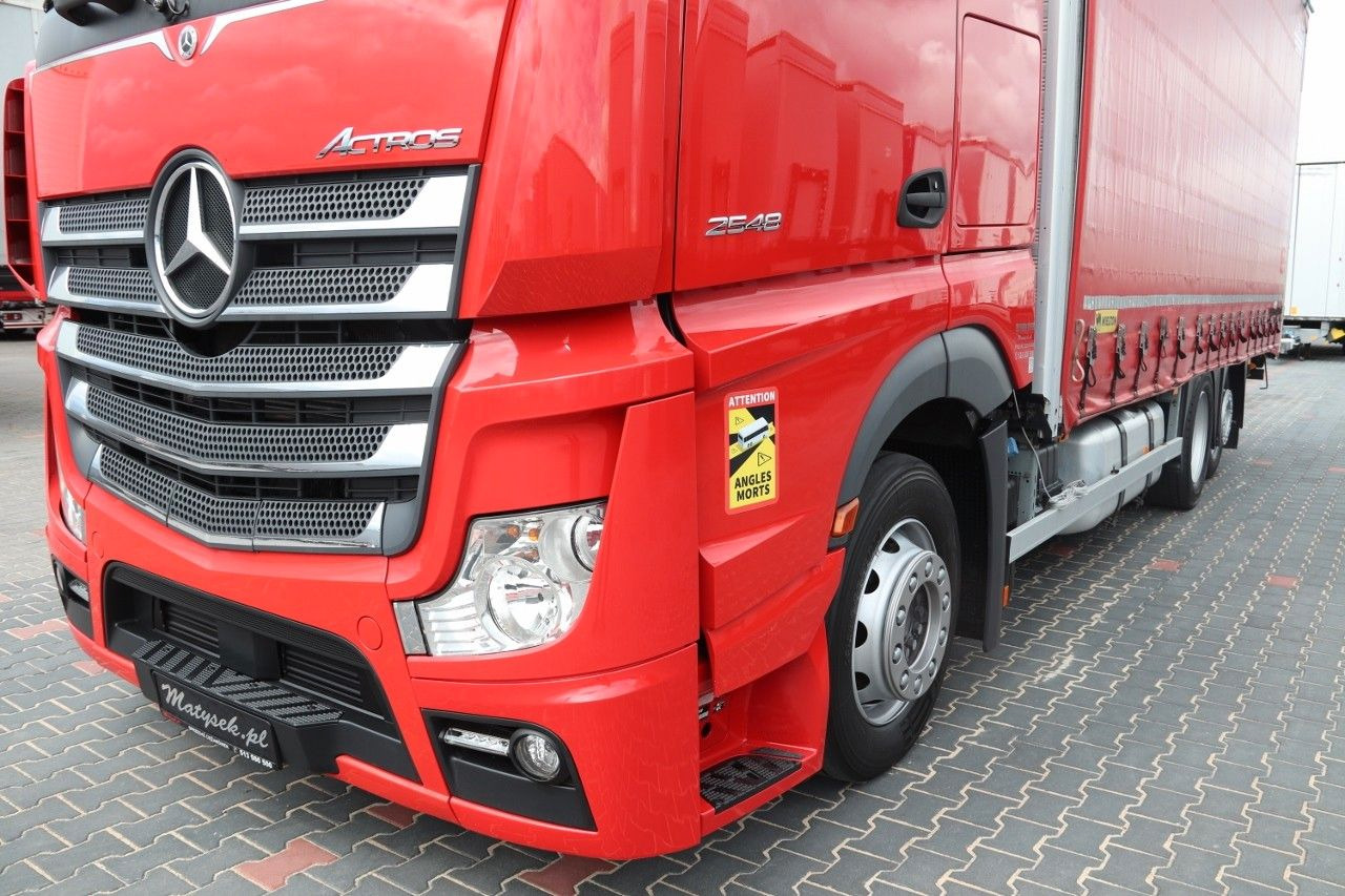 Mercedes-Benz ACTROS 2548 / ZESTAW TANDEM 120 M3 / PRZEJAZDOWY - Тентованный грузовик: фото 5 Mercedes-Benz ACTROS 2548 / ZESTAW TANDEM 120 M3 / PRZEJAZDOWY - Тентованный грузовик: фото 5