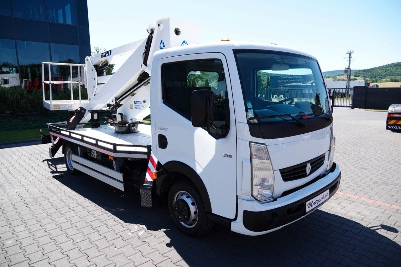 Грузовик с подъемником Renault MAXITY 110 DXI / ZWYŻKA 20 METRÓW / PODNOŚNIK KO: фото 12