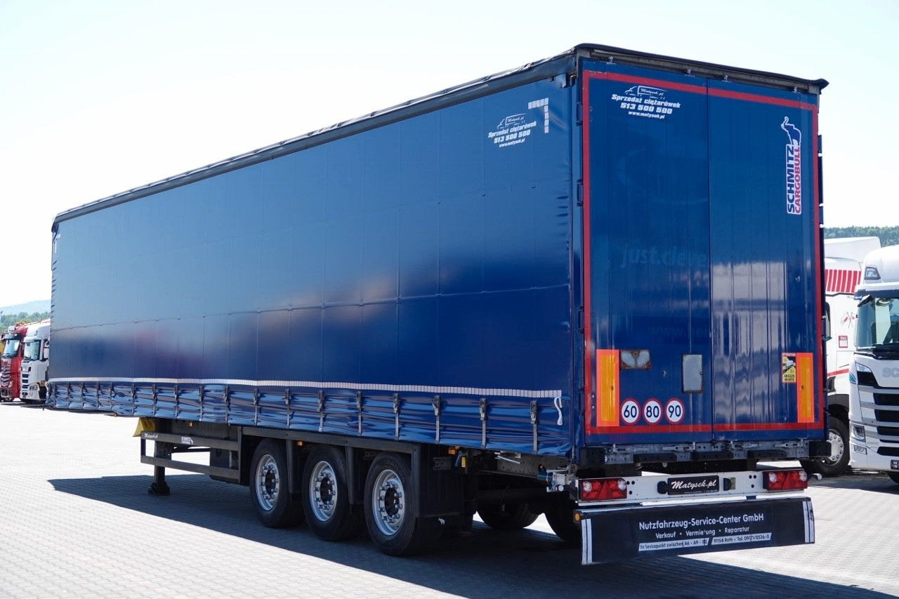 Schmitz Cargobull FIRANKA / VARIOS / 385/55 R22,5 / DACH PODNOSZON - Тентованный полуприцеп: фото 2 Schmitz Cargobull FIRANKA / VARIOS / 385/55 R22,5 / DACH PODNOSZON - Тентованный полуприцеп: фото 2