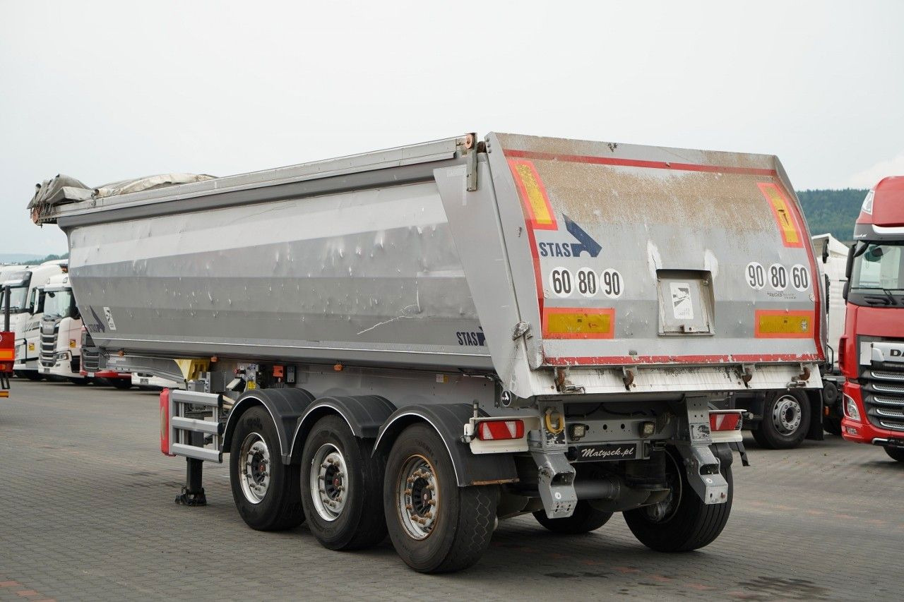 Stas WYWROTKA / 26m3 / ALUMINIOWA / OŚ PONOSZONA / S - Самосвальный полуприцеп: фото 3 Stas WYWROTKA / 26m3 / ALUMINIOWA / OŚ PONOSZONA / S - Самосвальный полуприцеп: фото 3