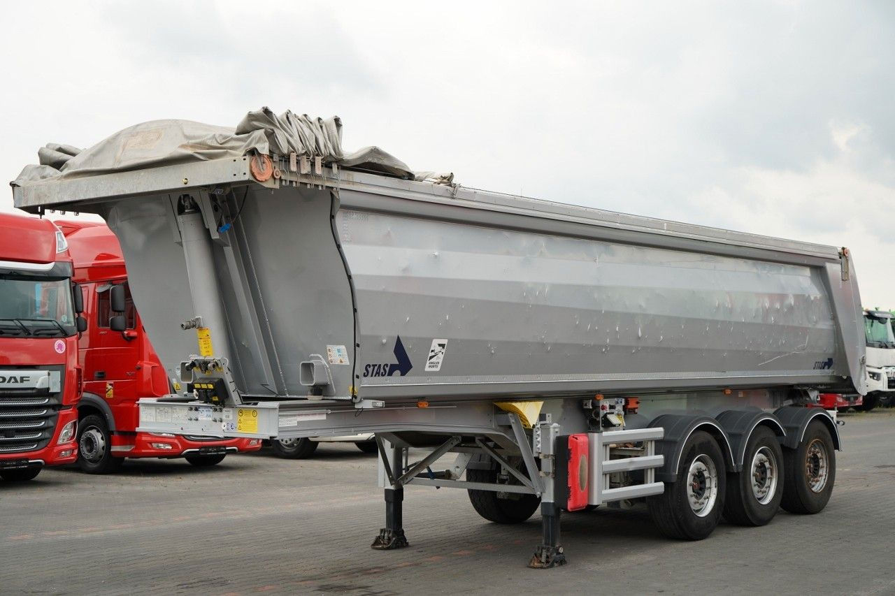 Stas WYWROTKA / 26m3 / ALUMINIOWA / OŚ PONOSZONA / S - Самосвальный полуприцеп: фото 2 Stas WYWROTKA / 26m3 / ALUMINIOWA / OŚ PONOSZONA / S - Самосвальный полуприцеп: фото 2