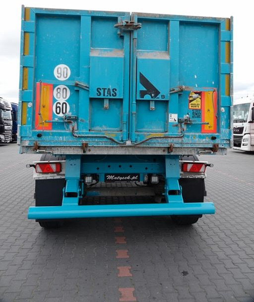 Stas WYWROTKA 27 m3 ALUMINIOWA / WAGA: 4900 KG/RYNNA - Тентованный полуприцеп: фото 4 Stas WYWROTKA 27 m3 ALUMINIOWA / WAGA: 4900 KG/RYNNA - Тентованный полуприцеп: фото 4