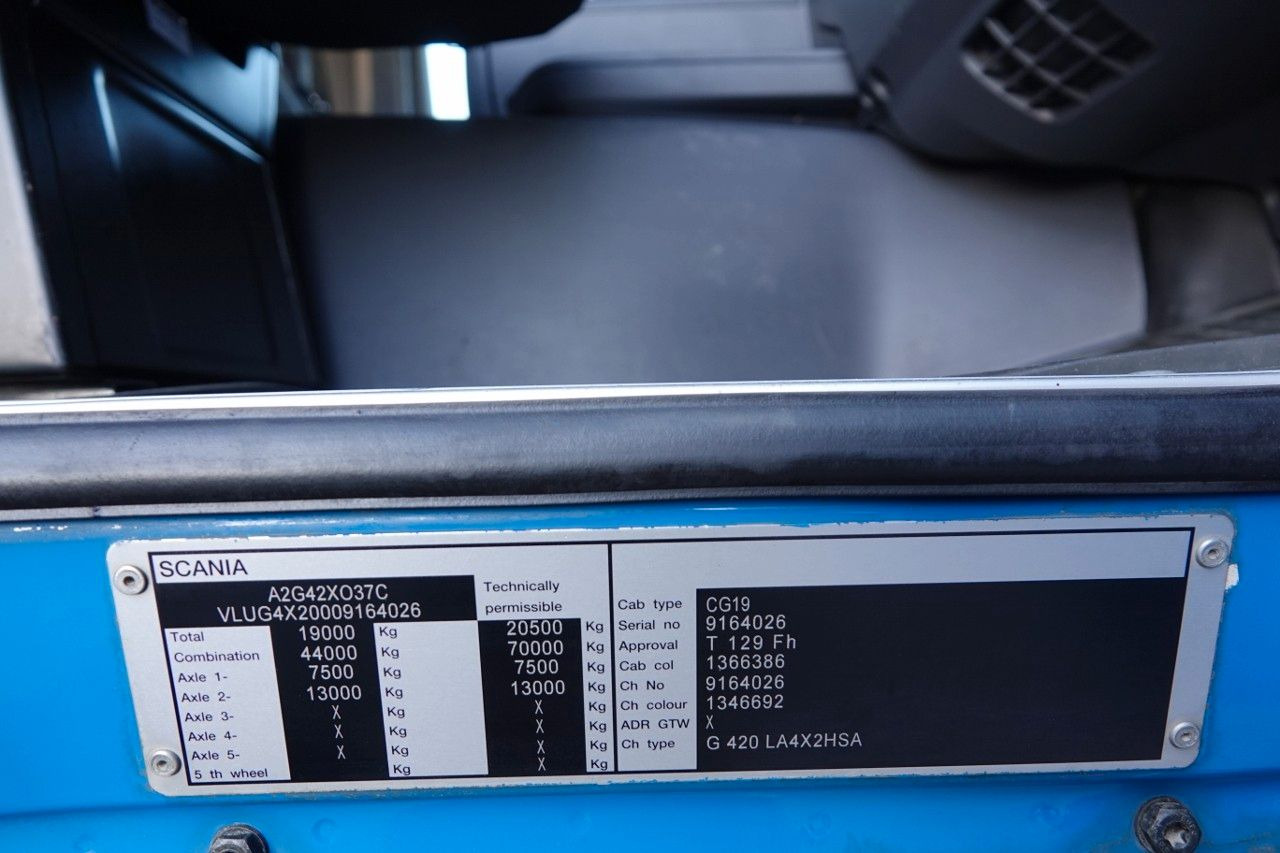Тягач Scania G 420 / RETARDER / HYDRAULIKA / NISKA KABINA / Scania G 420 / RETARDER / HYDRAULIKA / NISKA KABINA / E: фото 18