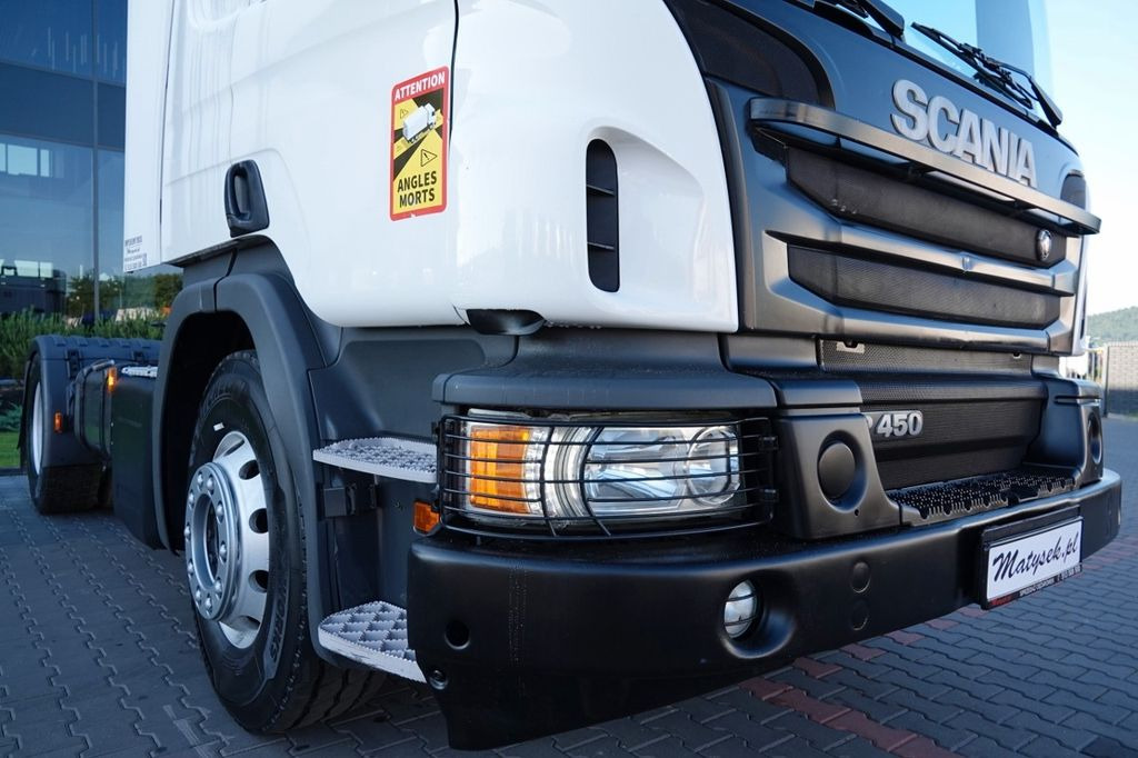Тягач Scania P 450 / RETARDER / NISKA KABINA / WYSOKO ZAWIESZ: фото 9