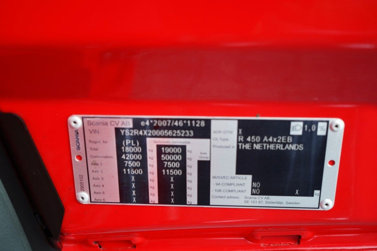 Тягач Scania R 450 / MEGA / LOWDECK / 2021 ROK / PO KONTRAKCI: фото 18