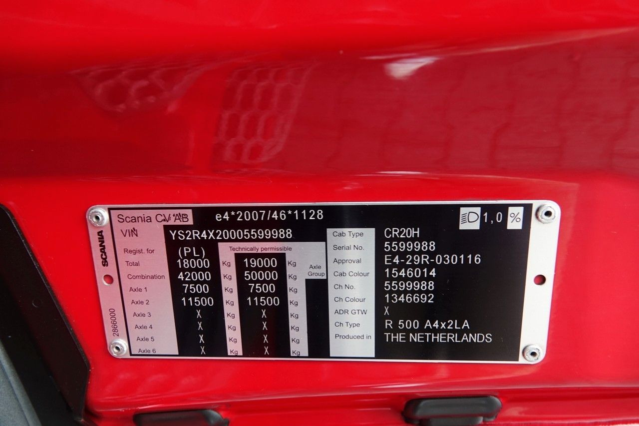 Тягач Scania R 500 / RETARDER / 2020 ROK / PO KONTRAKCIE SERW: фото 18