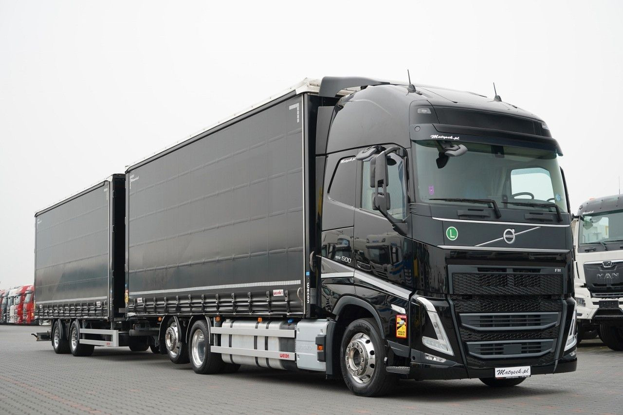 Volvo FH 500 /XXL / ZESTAW TANDEM PRZEJAZDOWY 120 M3 / - Тентованный грузовик, Тентованный прицеп: фото 3 Volvo FH 500 /XXL / ZESTAW TANDEM PRZEJAZDOWY 120 M3 / - Тентованный грузовик, Тентованный прицеп: фото 3