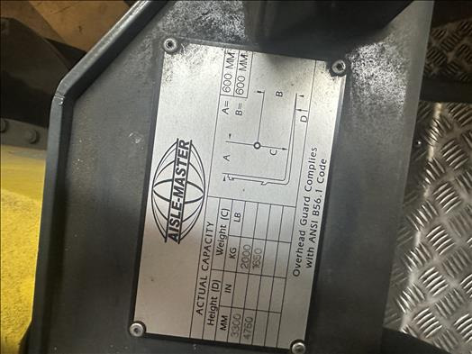 Пищевое оборудование AisleMaster 20S Forklift: фото 7