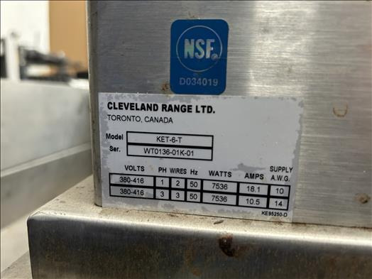 Пищевое оборудование Cleveland Ket-6L Tilting kettle: фото 6 Пищевое оборудование Cleveland Ket-6L Tilting kettle: фото 6