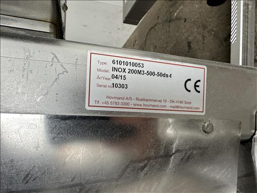 Hovmand INOX 200M3 Lifter - Пищевое оборудование: фото 5 Hovmand INOX 200M3 Lifter - Пищевое оборудование: фото 5