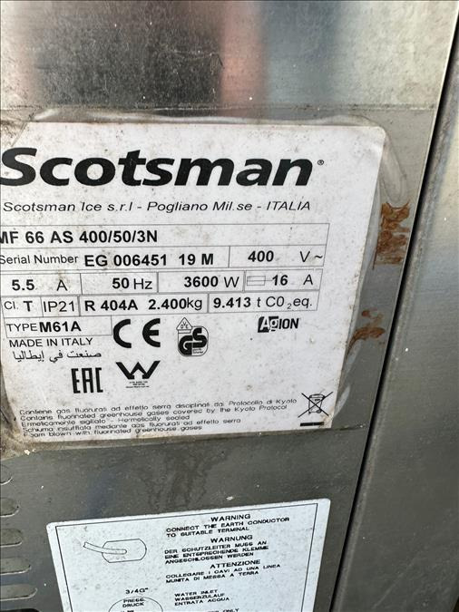 Пищевое оборудование Scotsman MF66 Ice machine: фото 12