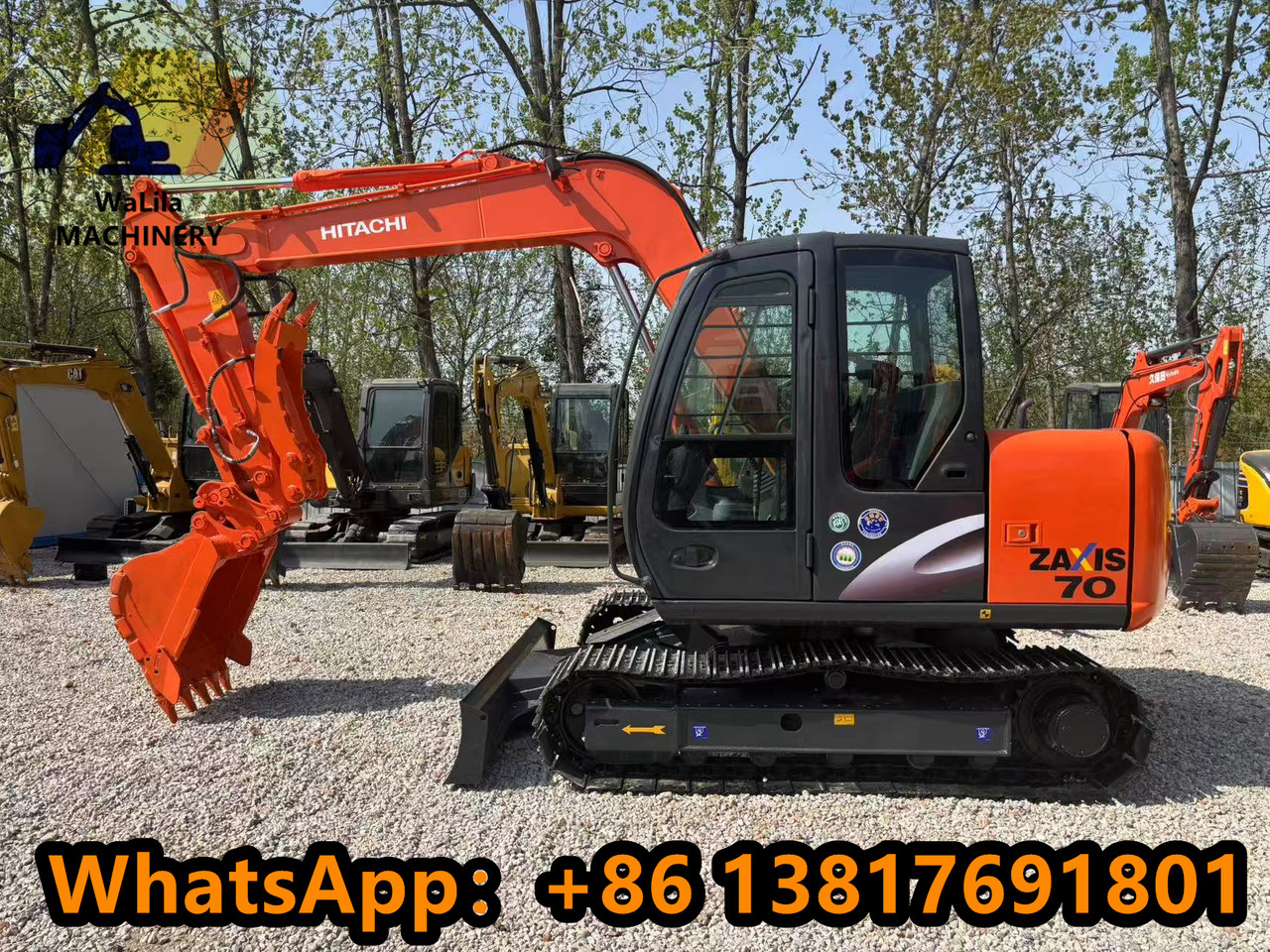 HITACHI Zx70 - Мини-экскаватор: фото 1 HITACHI Zx70 - Мини-экскаватор: фото 1