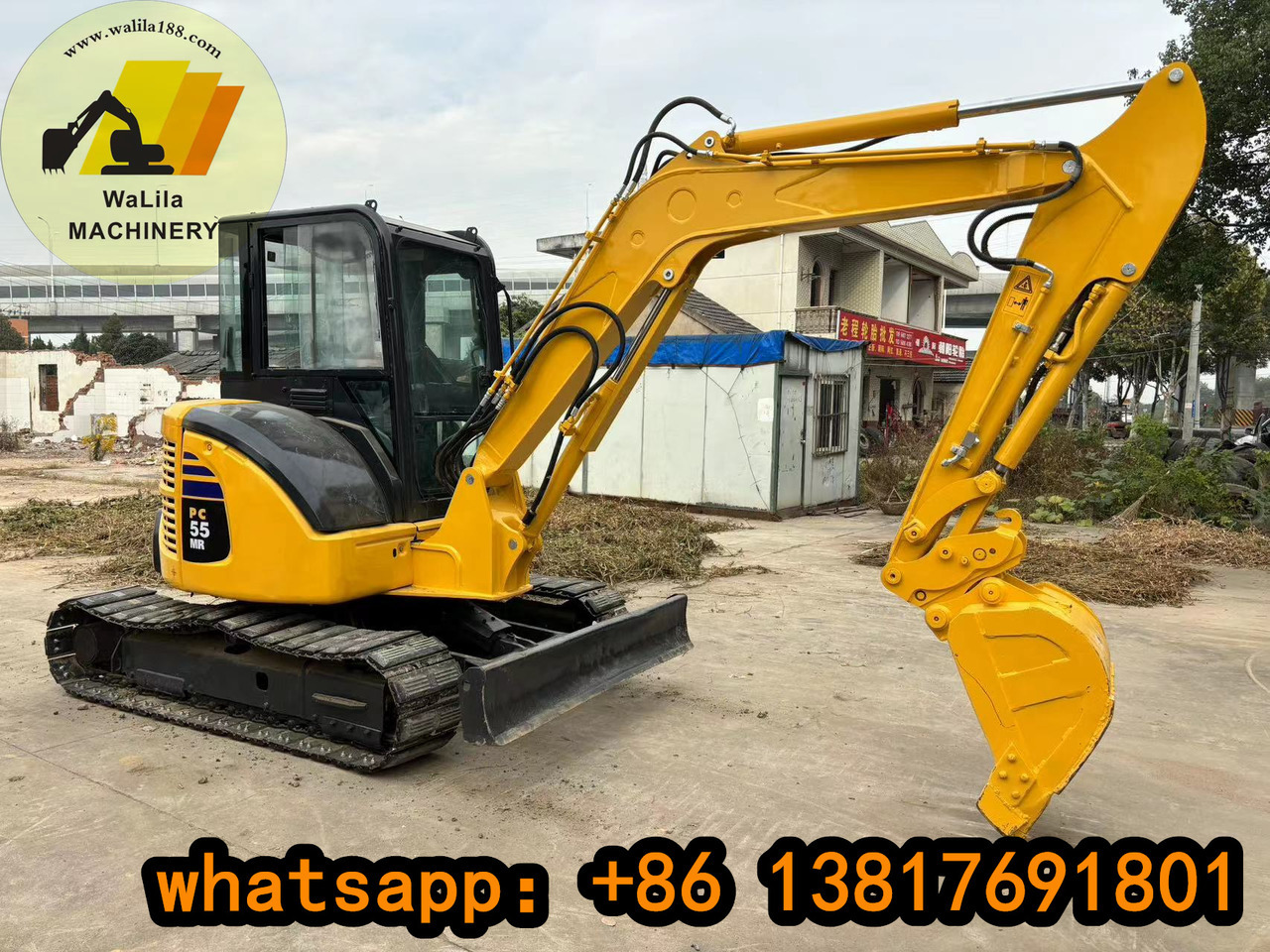 KOMATSU PC 55 MR-3 - Мини-экскаватор: фото 1 KOMATSU PC 55 MR-3 - Мини-экскаватор: фото 1