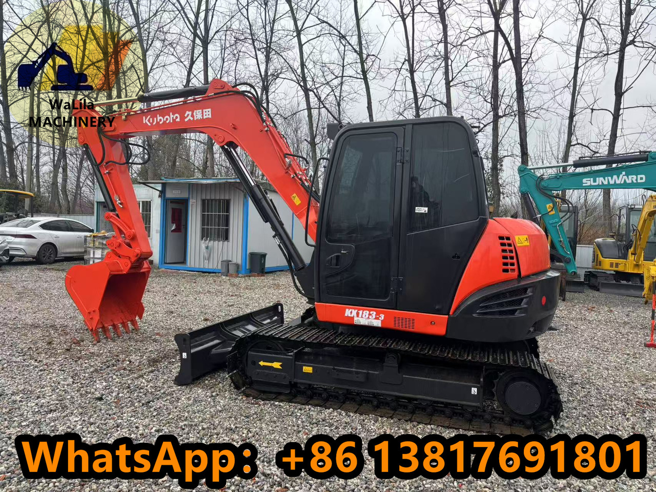 Kubota Kx183 - Мини-экскаватор: фото 1 Kubota Kx183 - Мини-экскаватор: фото 1