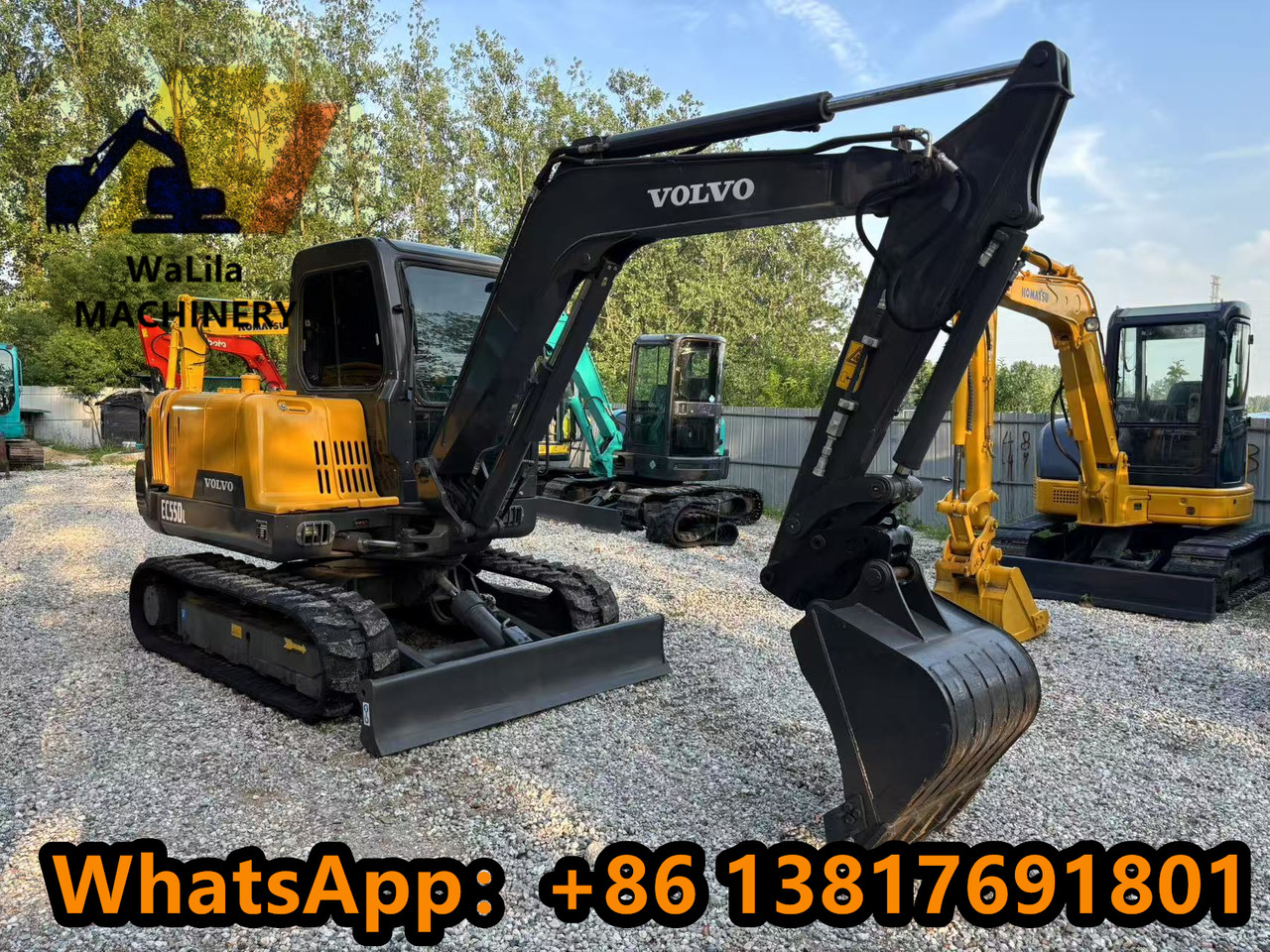 VOLVO EC55 Rubber track version - Мини-экскаватор: фото 3 VOLVO EC55 Rubber track version - Мини-экскаватор: фото 3