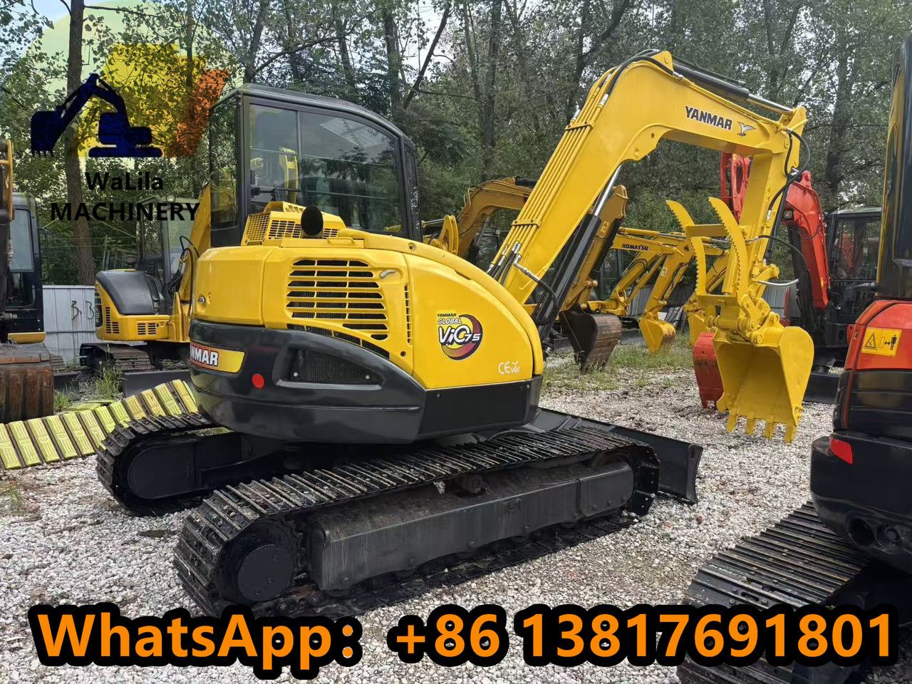 YANMAR VIO 75 - Гусеничный экскаватор: фото 1 YANMAR VIO 75 - Гусеничный экскаватор: фото 1