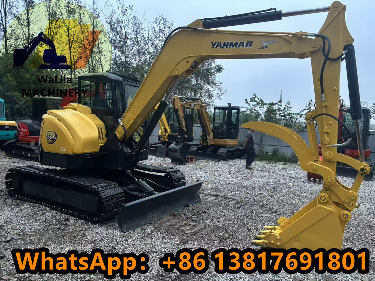 YANMAR VIO75 - Мини-экскаватор: фото 4 YANMAR VIO75 - Мини-экскаватор: фото 4