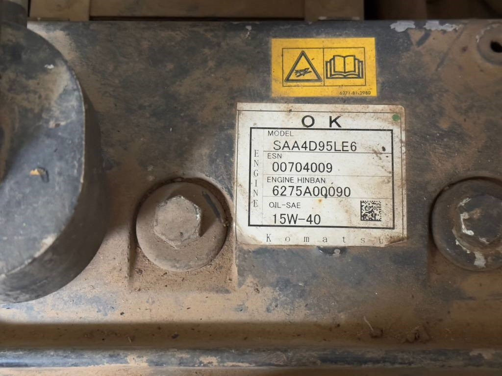 Komatsu SAA4D95LE6 ENGINE - Двигатель для Строительной техники: фото 4 Komatsu SAA4D95LE6 ENGINE - Двигатель для Строительной техники: фото 4