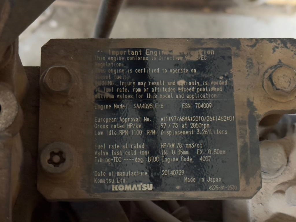 Komatsu SAA4D95LE6 ENGINE - Двигатель для Строительной техники: фото 5 Komatsu SAA4D95LE6 ENGINE - Двигатель для Строительной техники: фото 5