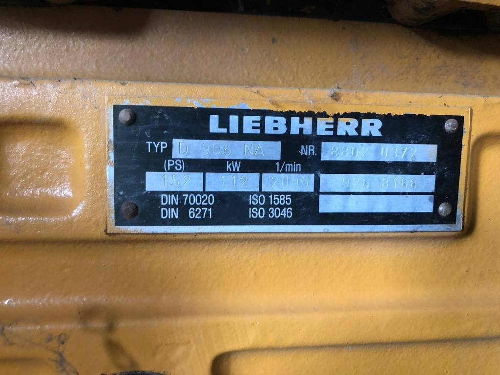 Liebherr Engine D 906 - Двигатель для Строительной техники: фото 4 Liebherr Engine D 906 - Двигатель для Строительной техники: фото 4