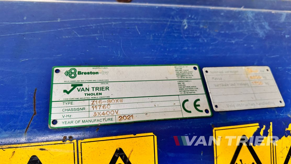 Breston HV16-80 Store loader - Ленточный конвейер: фото 5 Breston HV16-80 Store loader - Ленточный конвейер: фото 5