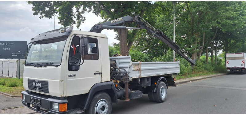 MAN 10.163 Kipper mit Kran+Greifer - Самосвал: фото 1 MAN 10.163 Kipper mit Kran+Greifer - Самосвал: фото 1