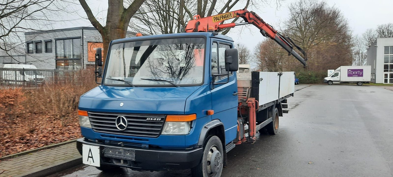 Mercedes-Benz 814 Pritsche mit Kran+Greifer - Малотоннажный бортовой грузовик: фото 3 Mercedes-Benz 814 Pritsche mit Kran+Greifer - Малотоннажный бортовой грузовик: фото 3