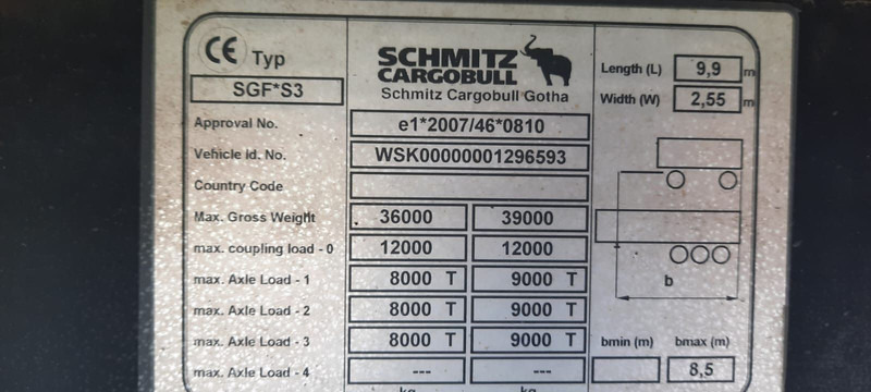 Schmitz Cargobull 3-Achser 48 qubik Getreidekipper - Самосвальный полуприцеп: фото 5 Schmitz Cargobull 3-Achser 48 qubik Getreidekipper - Самосвальный полуприцеп: фото 5