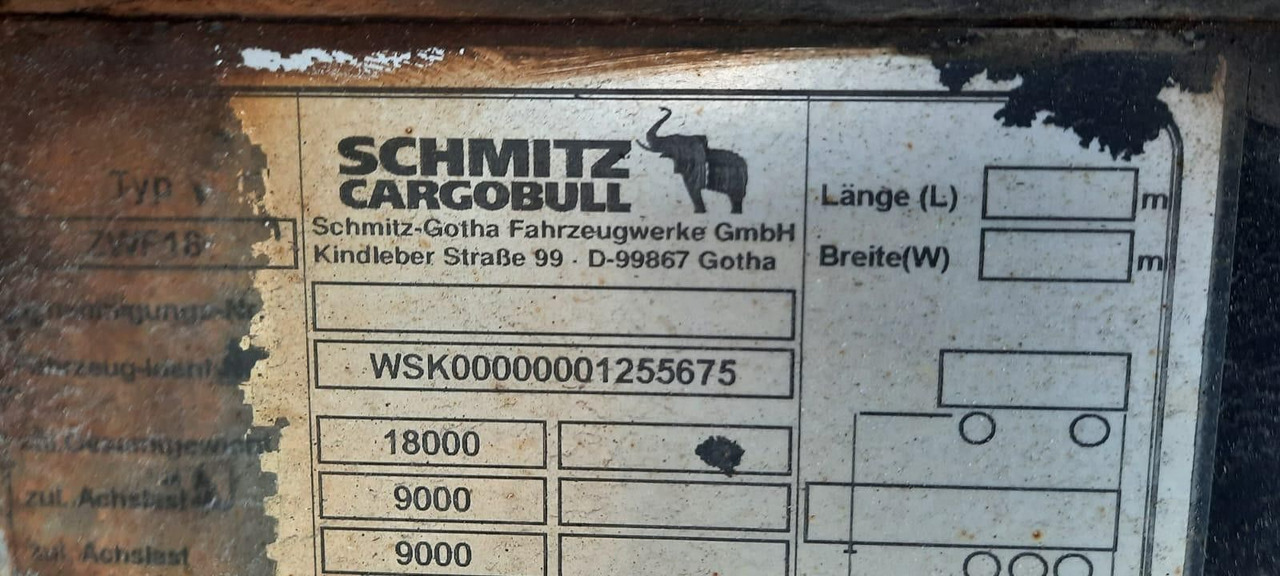 Schmitz Cargobull Containeranhänger mit Container - Прицеп-фургон: фото 2 Schmitz Cargobull Containeranhänger mit Container - Прицеп-фургон: фото 2