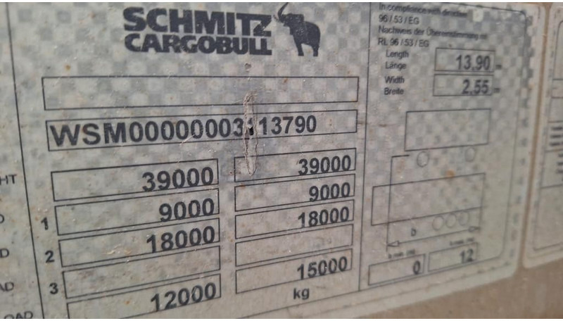 Schmitz Cargobull Pritsche Plane Bahn,Steckrungen - Тентованный полуприцеп: фото 5 Schmitz Cargobull Pritsche Plane Bahn,Steckrungen - Тентованный полуприцеп: фото 5