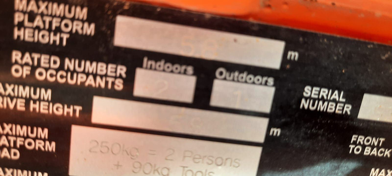 Ножничный подъемник Snorkel S3219E Hebebühne: фото 6