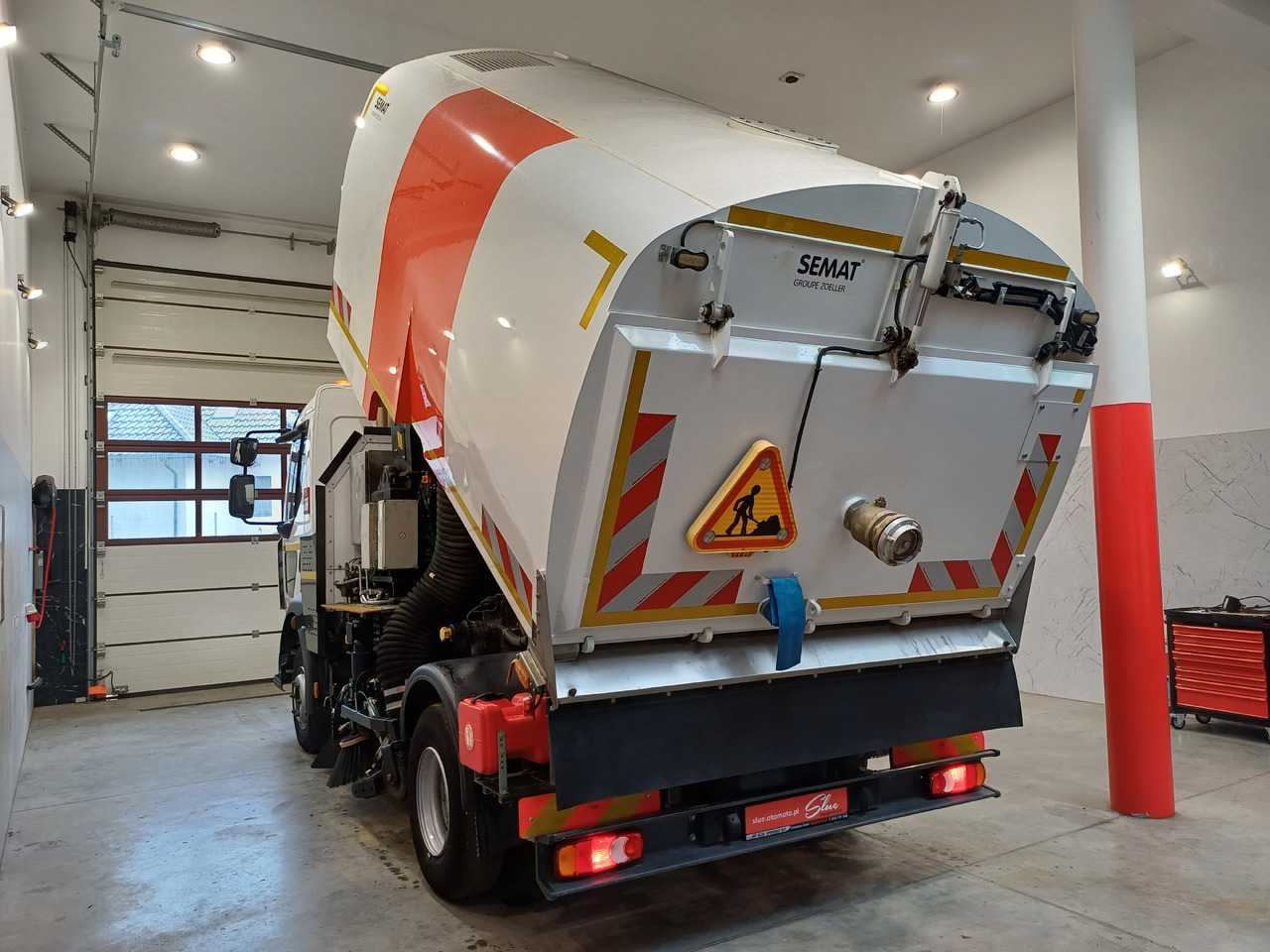 Подметально-уборочная машина RENAULT D12 Zamiatarka Kehrmaschine 2 Motoren SEMAT Zoeller Szczotki L/R Euro 6 PM10 2017r: фото 9