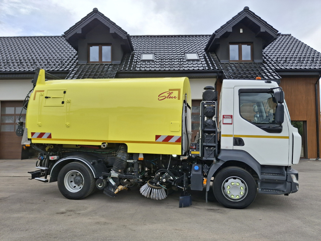 Подметально-уборочная машина RENAULT D16 Zamiatarka Kehrmaschine SEMAT Zoeller FAUN Karcher Szczotki L/R Hydrostat Euro 6 PM10 Rura Do Liści: фото 11