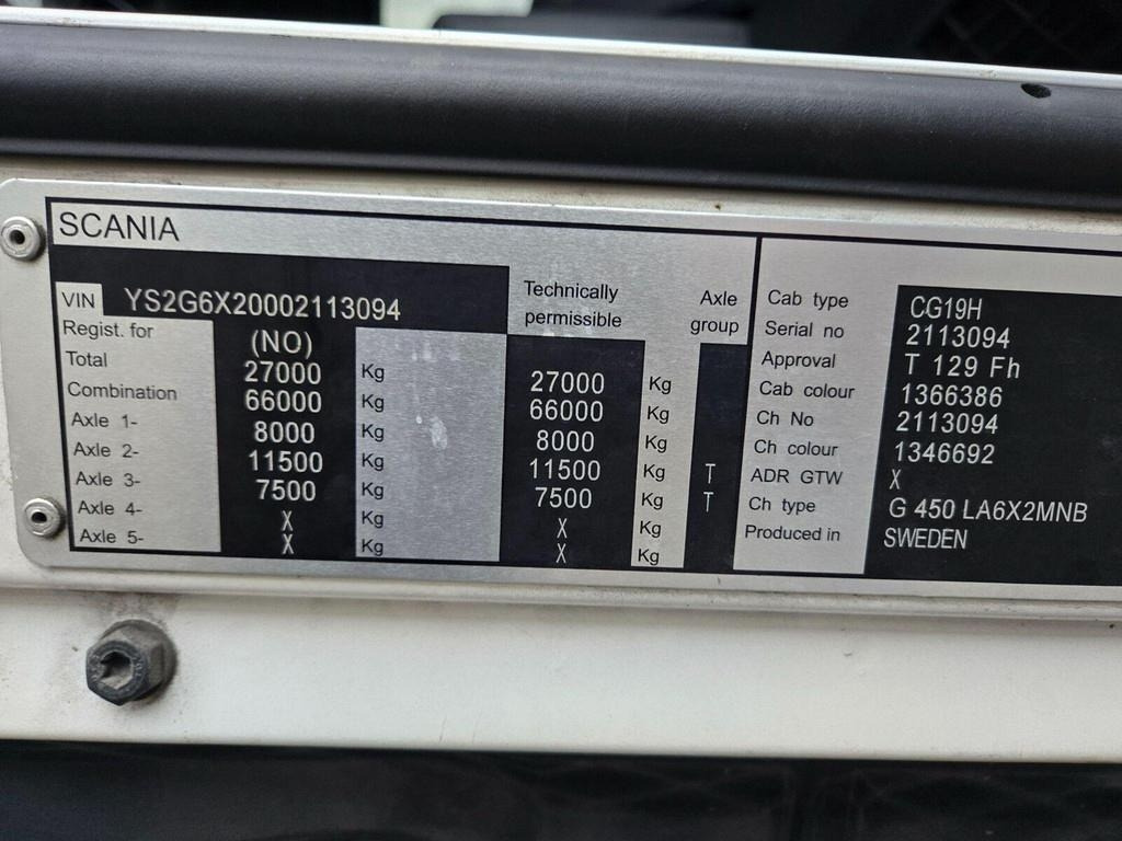 Тягач Scania G450 6X2 EURO6: фото 15 Тягач Scania G450 6X2 EURO6: фото 15